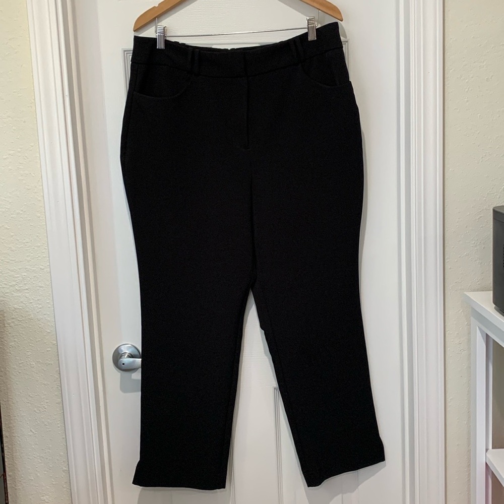 💥3 for $10💥 NY&Co. Black High-Rise Slacks Dress Pants 16